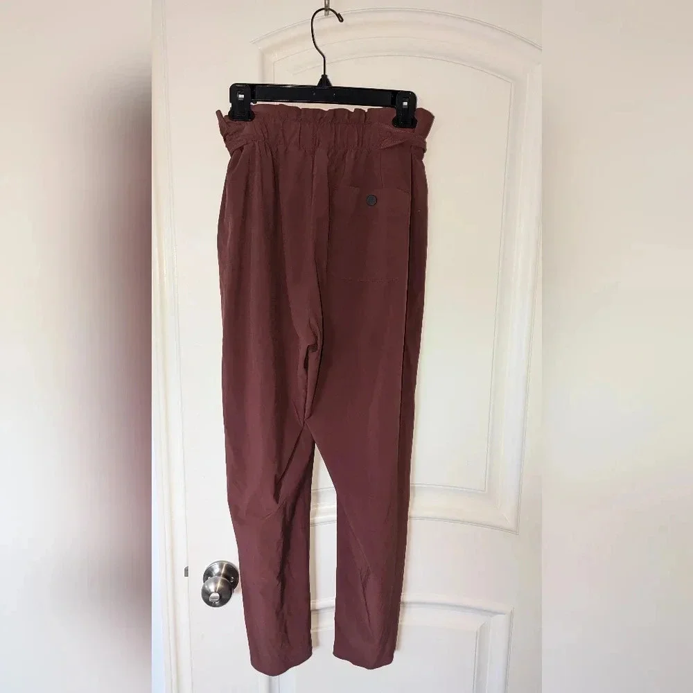 Maroon Paperboy Pant Athleta Size 12 Skyline Pant II - Picture 3 of 5